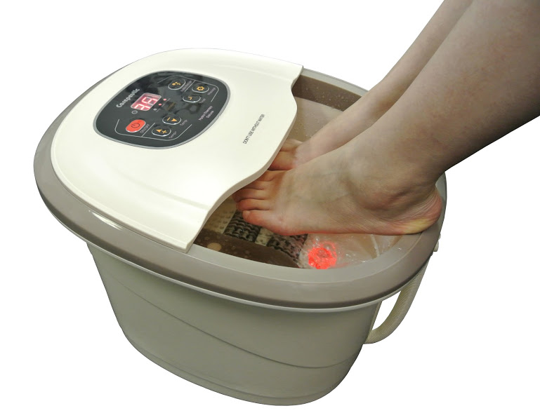 Carepeutic Motorized Hydro Therapy Foot and Leg Spa Massager - Click Image to Close